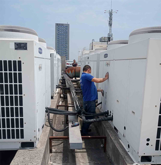 朝天中央空调制热和不制冷系统维修方法